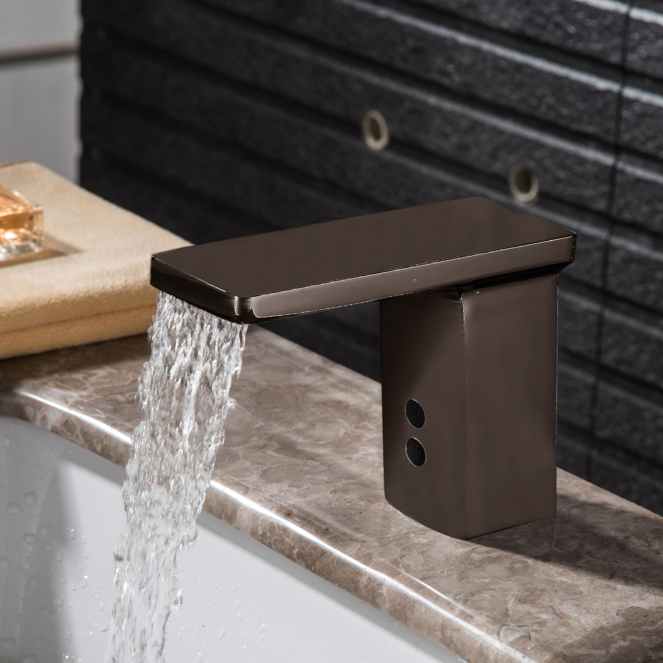 Fontana Commercial Light Oil Rubbed Bronze Automatic Sensor Faucet